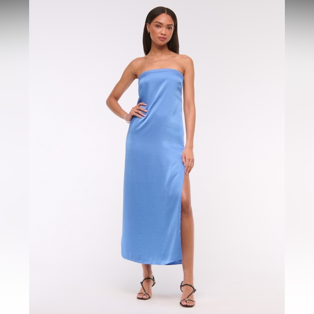 Abercrombie & Fitch the Julia strapless dress -size M tall